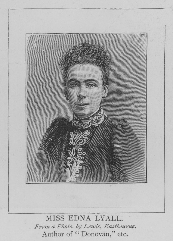 Miss Edna Lyall (metszet) alkotó: English School
