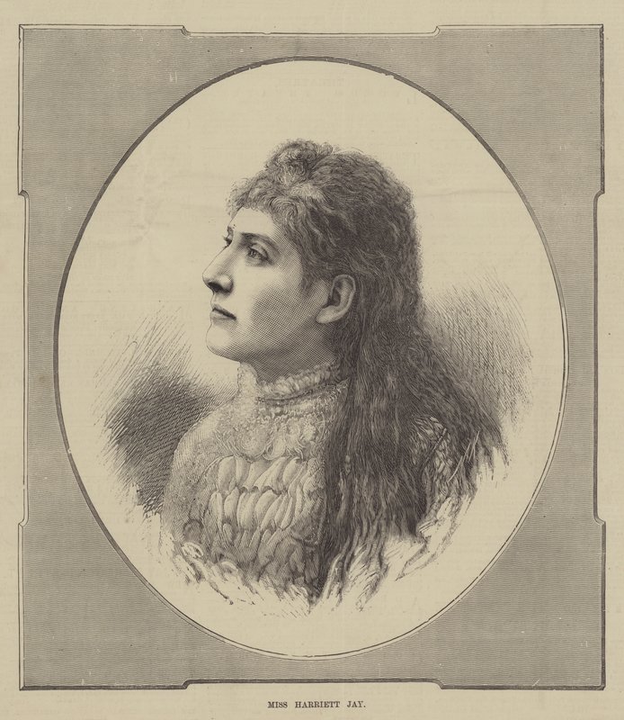 Miss Harriett Jay (metszet) alkotó: English School