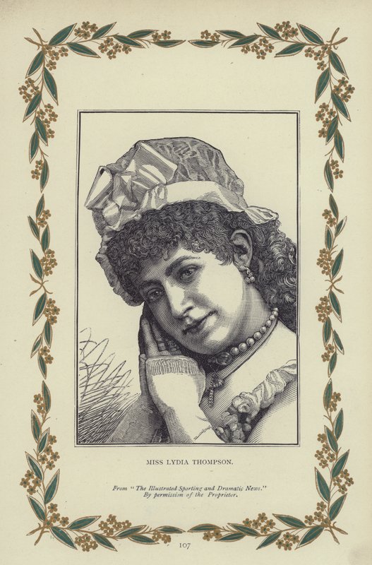 Miss Lydia Thompson (metszet) alkotó: English School