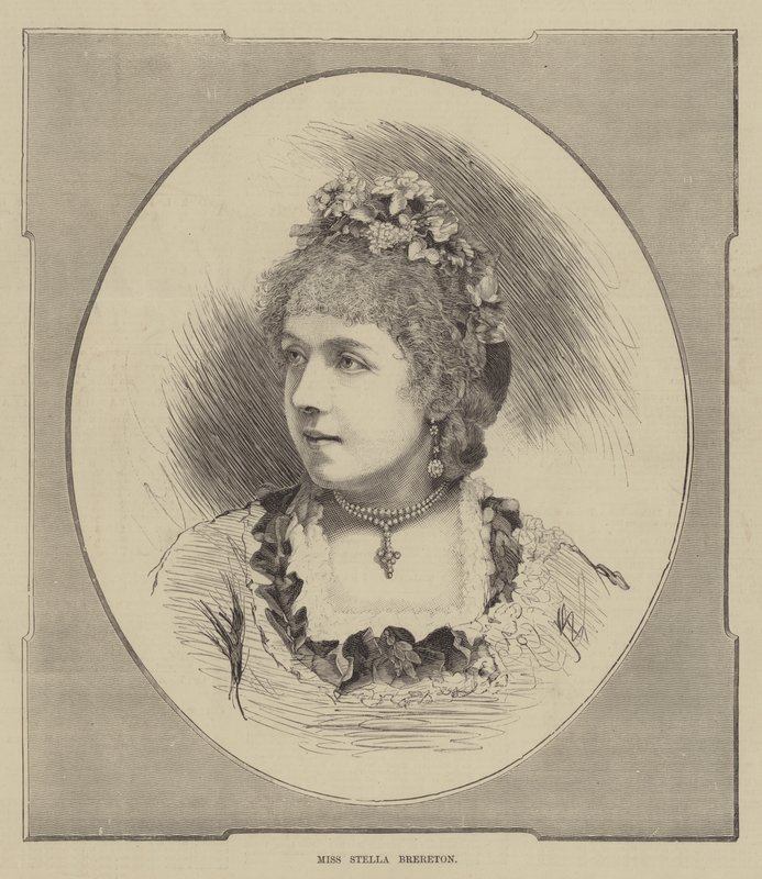 Stella Brereton kisasszony (metszet) alkotó: English School