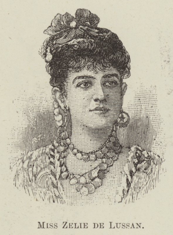 Zelie de Lussan kisasszony (metszet) alkotó: English School