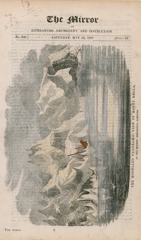 Modellezett panoráma a Hecla-hegyre alkotó: English School
