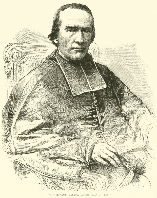 Monseigneur Darboy, Párizs érseke, 1871. március alkotó: English School