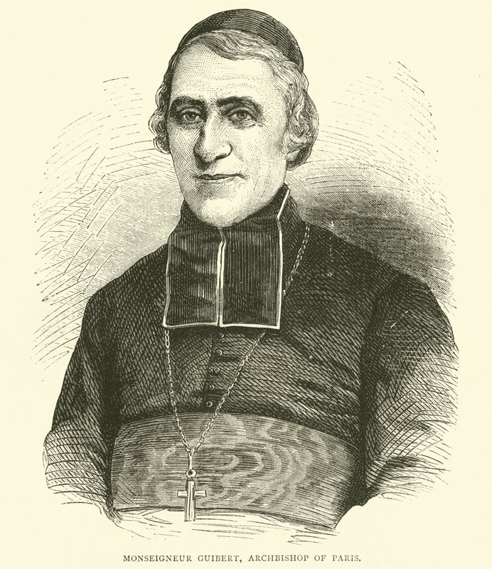 Monseigneur Guibert, Párizs érseke, 1871. május alkotó: English School