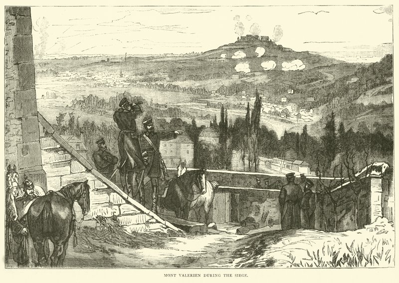 Mont Valerien az ostrom alatt, 1870. október alkotó: English School