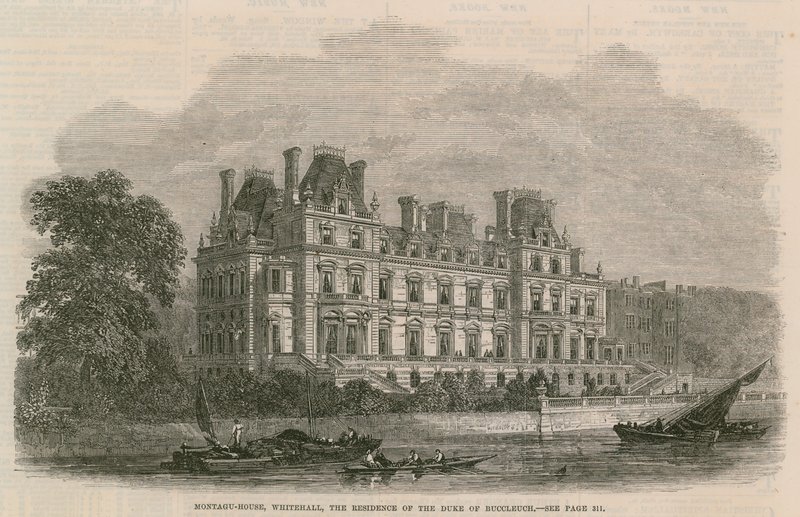 Montagu ház a Whitehallban alkotó: English School