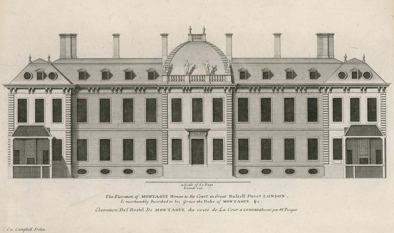 Montague House, Great Russell Street alkotó: English School