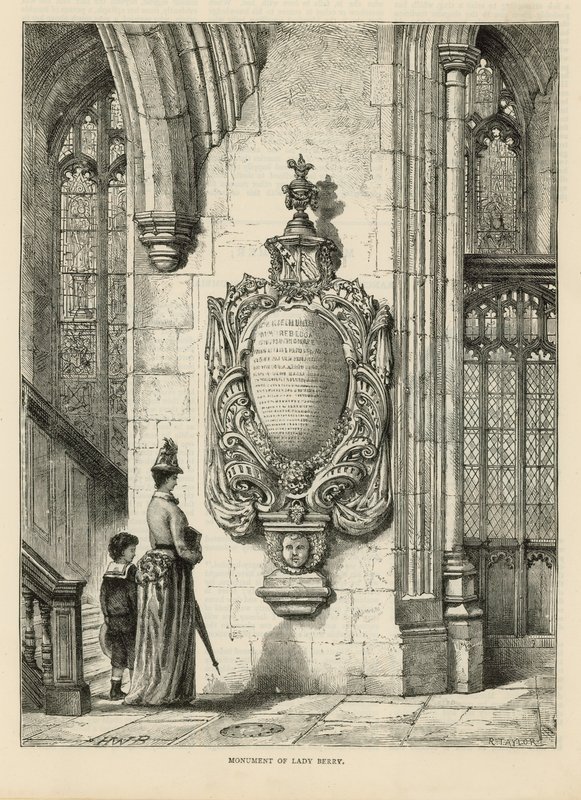 Lady Berry emlékműve alkotó: English School