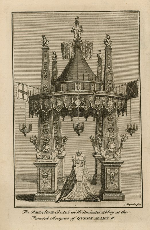 Mária királynő emlékműve II alkotó: English School