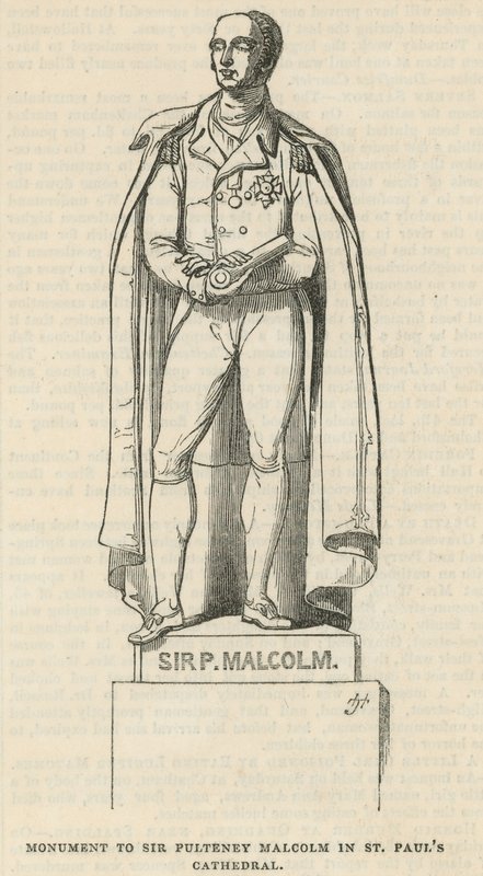 Sir Pulteney Malcolm emlékműve alkotó: English School