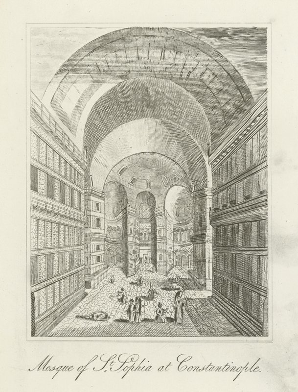 Szent Zsófia mecset Konstantinápolyban alkotó: English School