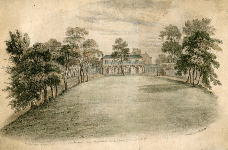 Az Ararat-hegy Wimbledon közelében, William Leake rezidenciája alkotó: English School