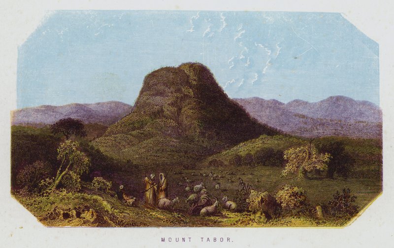 Tábor-hegy (színes litográfia) alkotó: English School