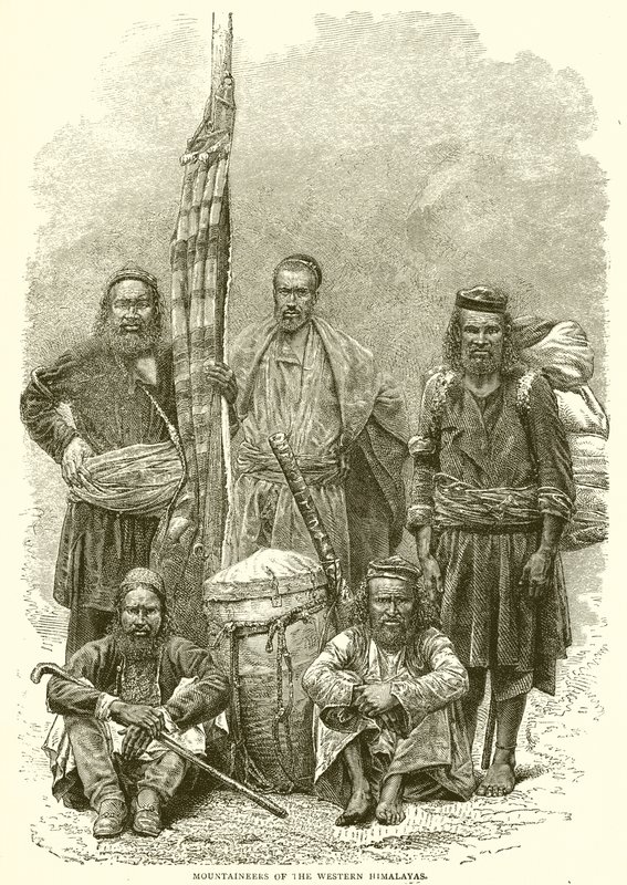 A nyugati Himalája hegymászói alkotó: English School