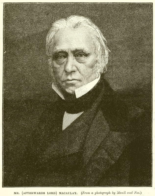 Mr. (Utána Lord) Macaulay alkotó: English School