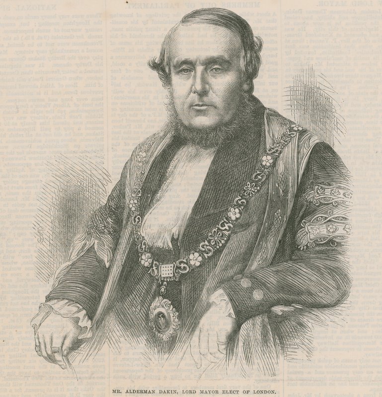 Alderman Dakin úr, London megválasztott polgármestere alkotó: English School