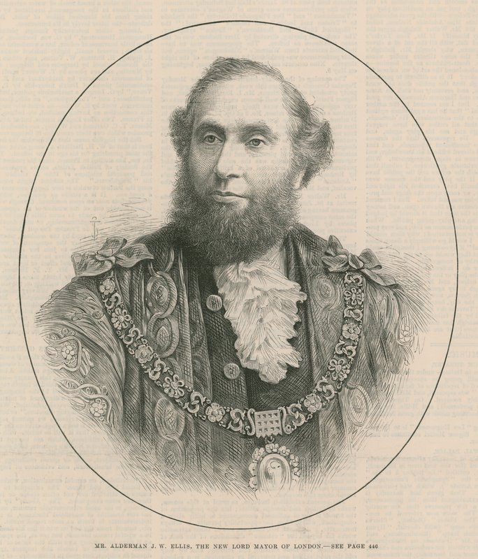 Alderman J W Ellis úr, London új polgármestere alkotó: English School