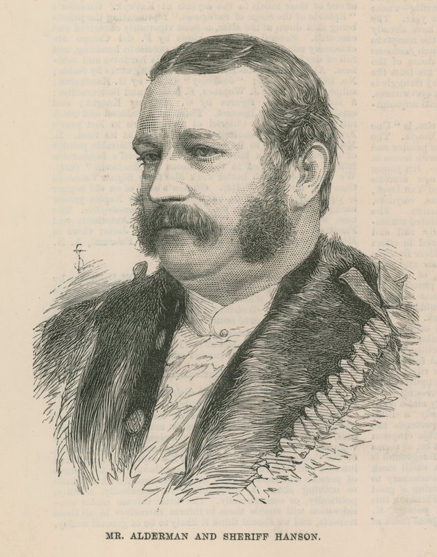 Alderman úr és Hanson seriff alkotó: English School