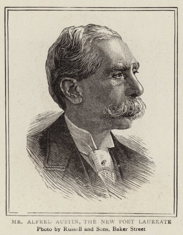 Alfred Austin úr, az új költő (metszet) alkotó: English School