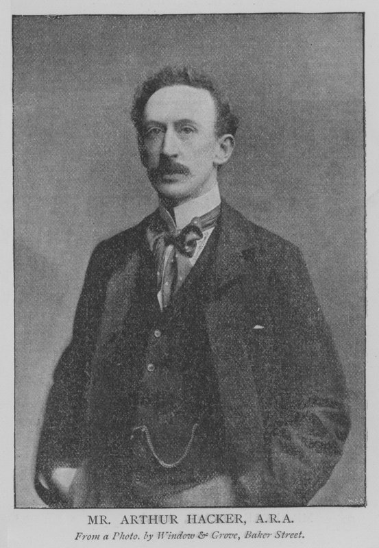 Arthur Hacker, ARA (metszet) alkotó: English School