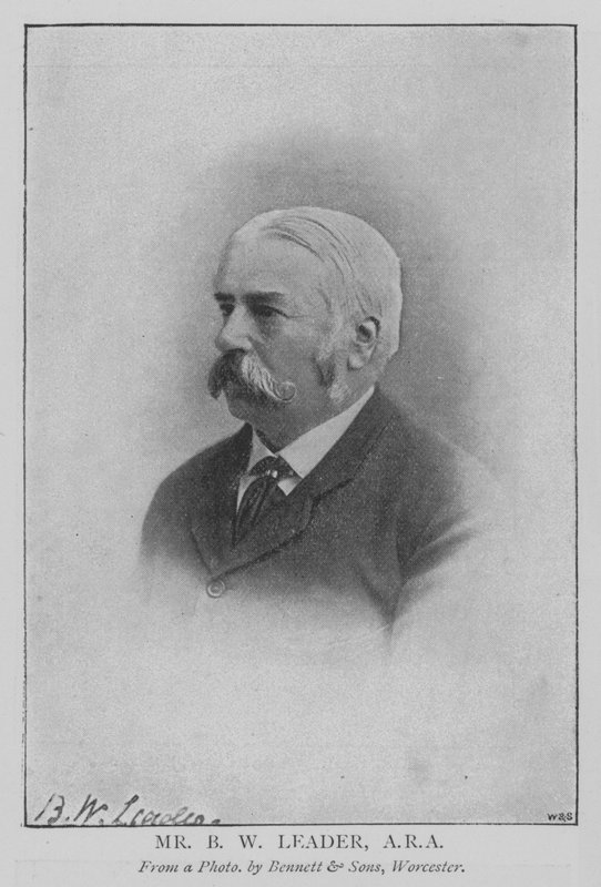 Mr B W Leader, ARA (metszet) alkotó: English School