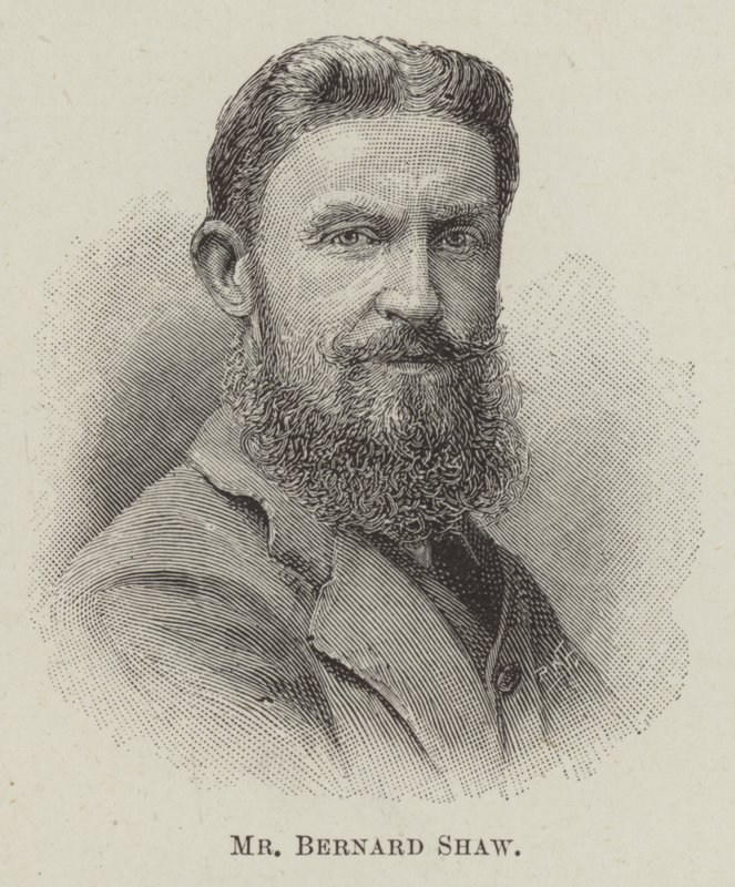 Mr Bernard Shaw (metszet) alkotó: English School