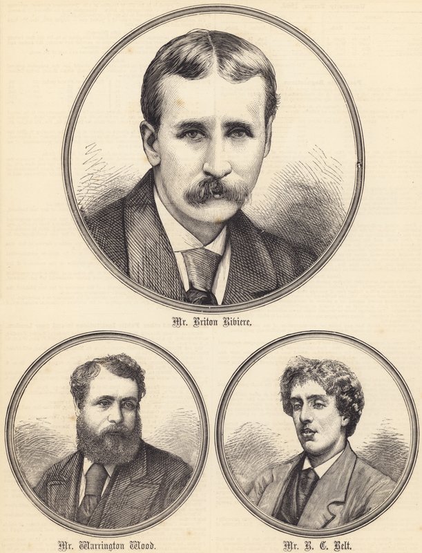 Briton Riviere úr, Warrington Wood úr, R C öv (metszet) alkotó: English School