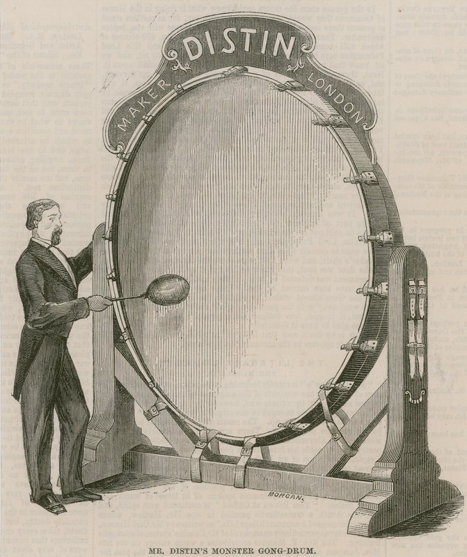 Mr Distins Monster Gong-Drum alkotó: English School