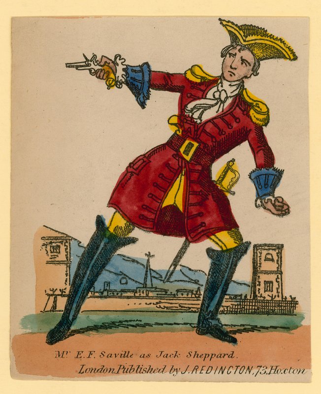 Mr E F Saville mint Jack Sheppard alkotó: English School