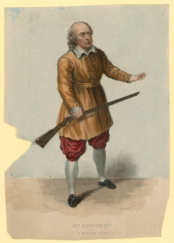 Mr Fawcett mint Copp kapitány alkotó: English School
