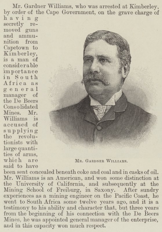 Mr Gardner Williams (metszet) alkotó: English School
