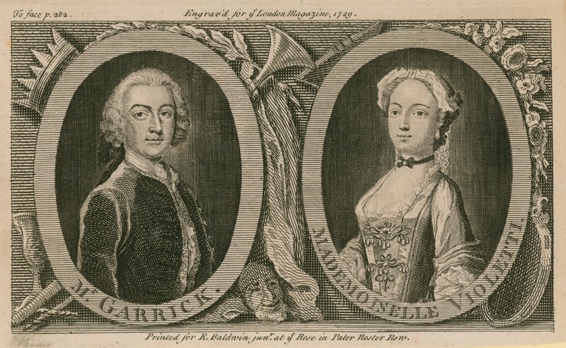 Mr Garrick és Mademoiselle Violetti (Eva Marie Veigel) alkotó: English School
