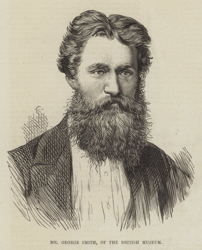 George Smith úr, a British Museum munkatársa (metszet) alkotó: English School