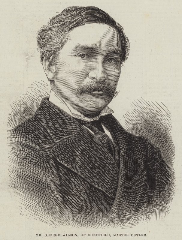 George Wilson úr, Sheffieldből, Cutler mester (metszet) alkotó: English School