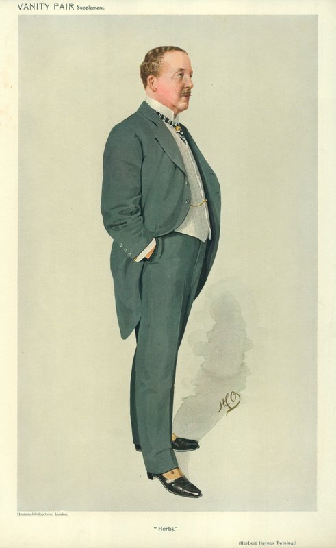 Herbert Hayes Twining, Herbs, 1910. február 17., Vanity Fair rajzfilm alkotó: English School