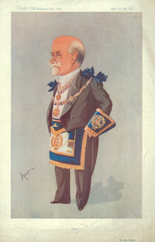 Mr James Stephens, Jimmy, 1913. október 22., Vanity Fair rajzfilm alkotó: English School