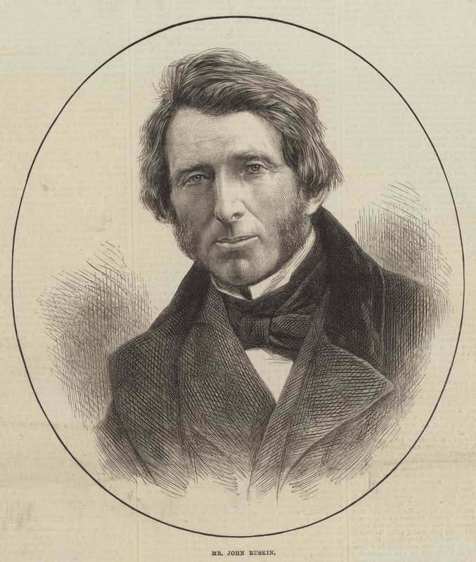 Mr John Ruskin (metszet) alkotó: English School