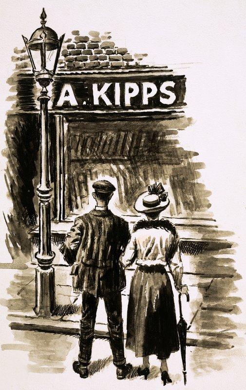 Mr Kipps (gouache papíron) alkotó: English School