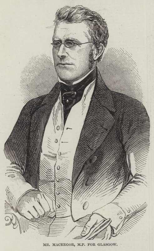 MacGregor úr, Glasgow képviselője (metszet) alkotó: English School