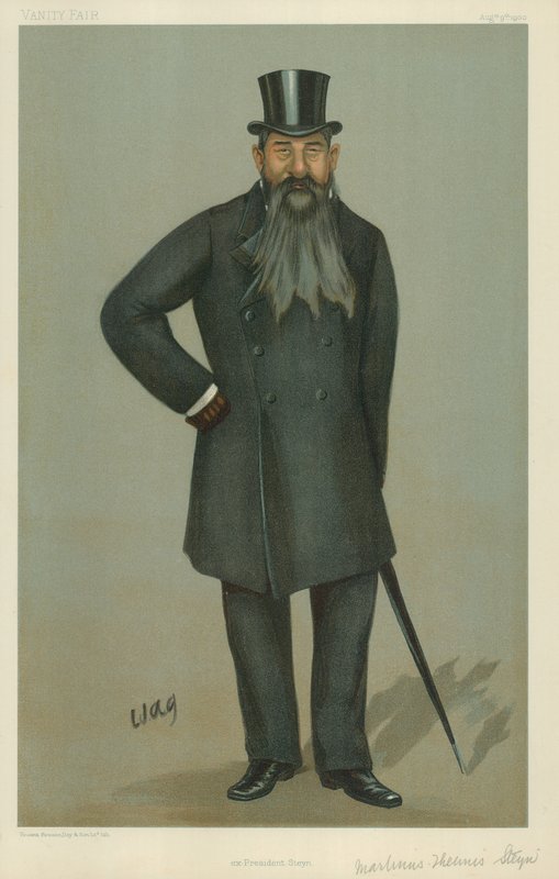 Martinus Theunis Steyn, Steyn volt elnök, 1900. augusztus 9., Vanity Fair rajzfilm alkotó: English School