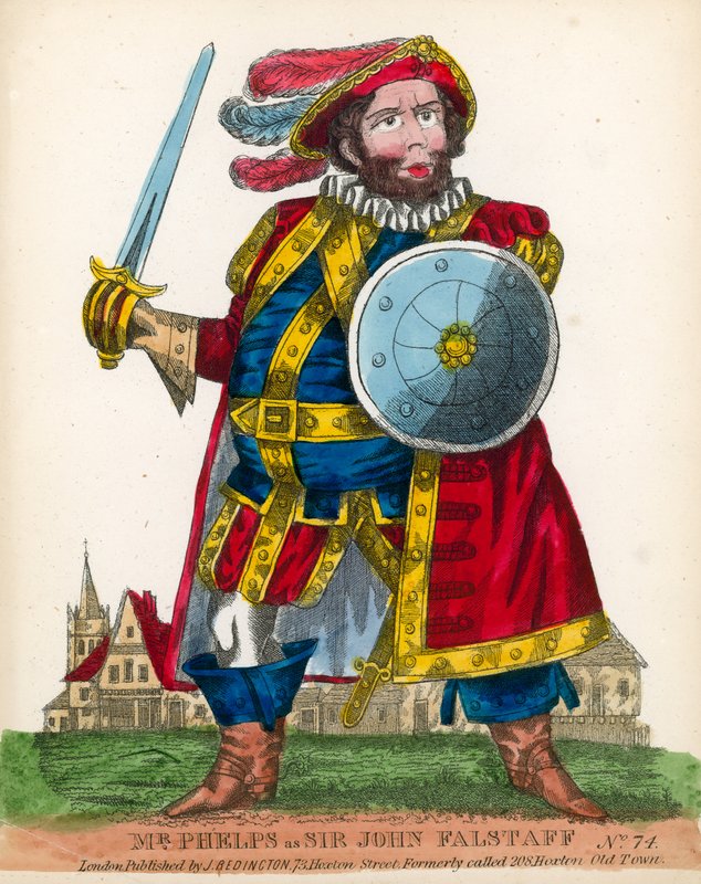 Mr. Phelps mint Sir John Falstaff alkotó: English School