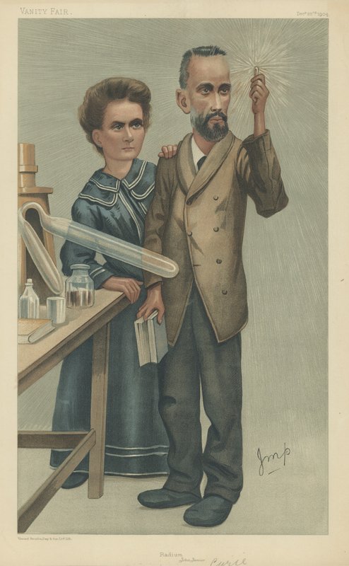 Pierre úr és Marie Curie asszony alkotó: English School