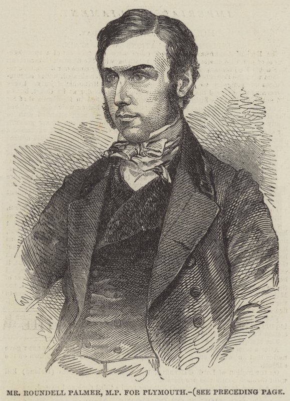Roundell Palmer úr, Plymouth képviselője (metszet) alkotó: English School