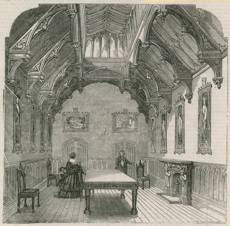 Russell úr új kastélya, Park Lane, London: The Dining Hall alkotó: English School