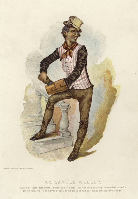 Samuel Weller úr a Pickwick Paperstól alkotó: English School
