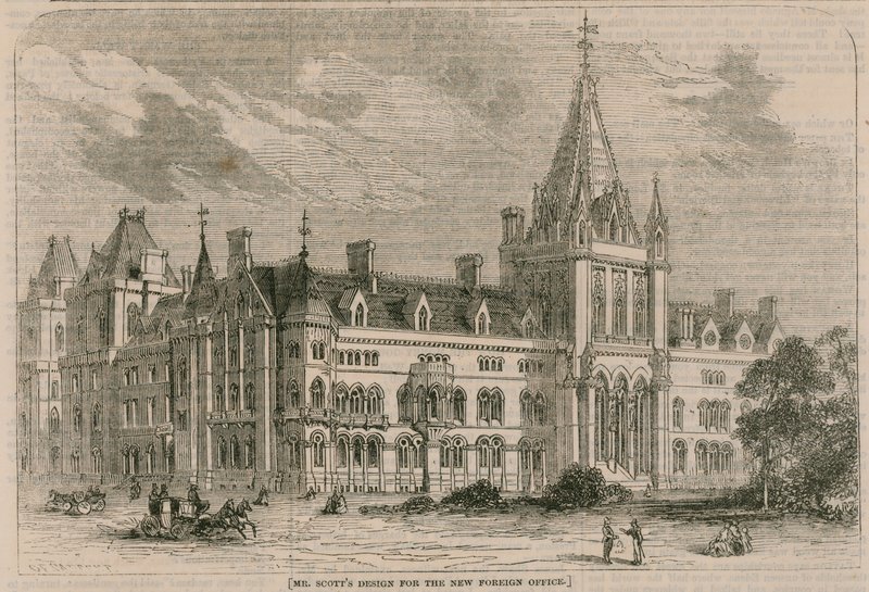 Scotts úr az új külügyminisztérium számára alkotó: English School