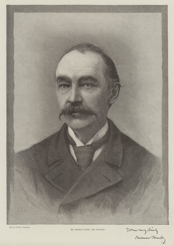 Thomas Hardy úr, a regényíró (metszet) alkotó: English School