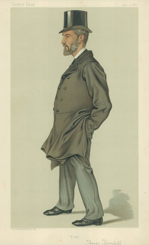 Thomas Thornhill úr, Tom, 1883. június 2., Vanity Fair rajzfilm alkotó: English School