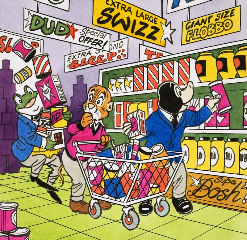 Varangy úr a szupermarketben alkotó: English School