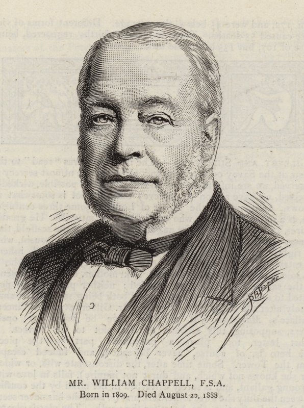William Chappell úr, FSA (metszet) alkotó: English School